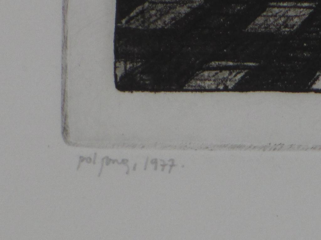 Pol Jong, Uitzicht, Ets 1977 kopen? Bied vanaf 1!