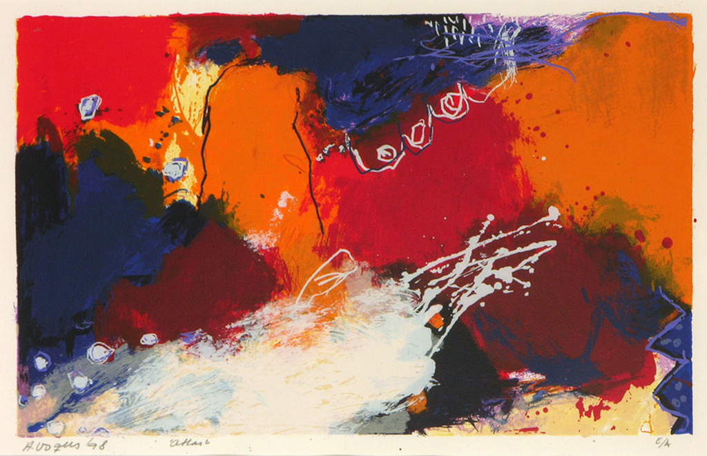 Alexander Vogels - Alexander Vogels: Kleurenlitho, Atlas, ingeljst, E/A, 1998 verkocht voor € 65!