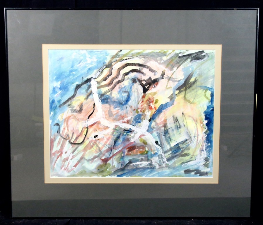 Joyce Bloem: Gouache, Pommepeau - Ingelijst kopen? Bied vanaf 1!