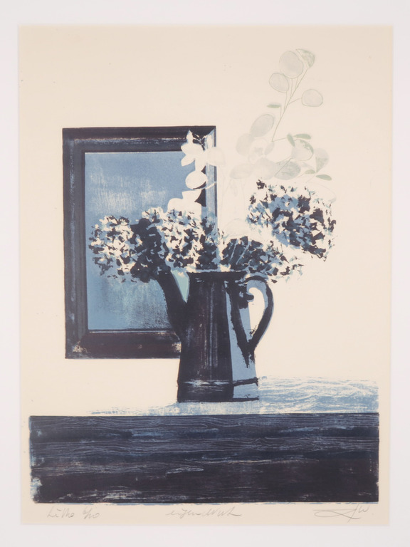 Hermanus J. van Zonneveld: Litho, Kan met bloemen kopen? Bied vanaf 1!