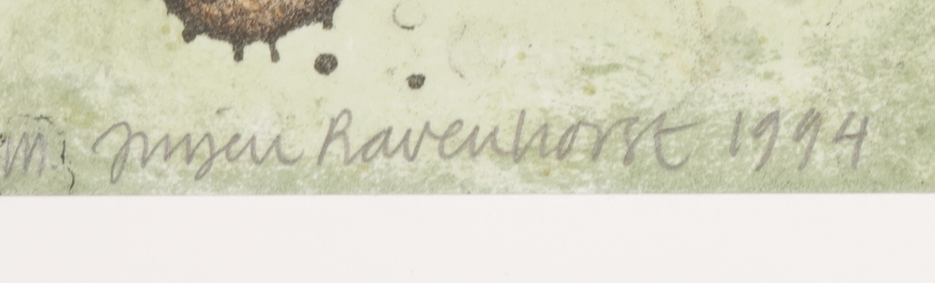 Jurjen Ravenhorst: Litho, Zonder titel kopen? Bied vanaf 20!