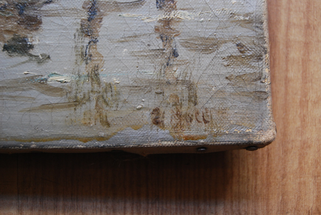 Evert Moll. Olieverf of doek. Wintergezicht kopen? Bied vanaf 200!