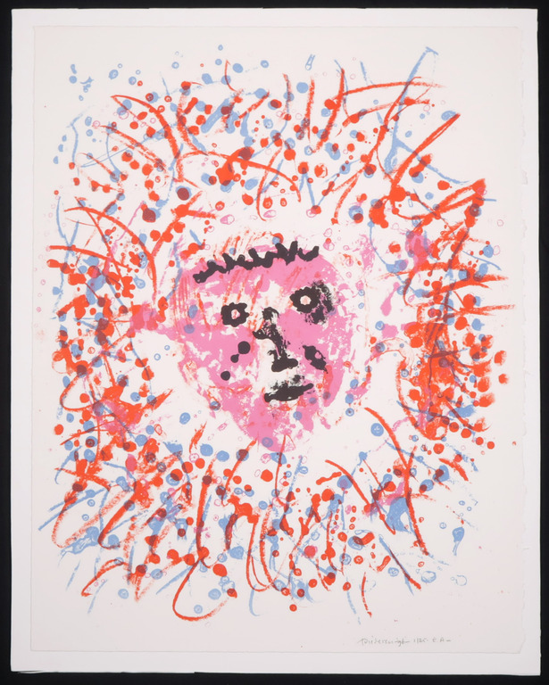 Jef Diederen: Litho, Mooi hoofd kopen? Bied vanaf 1!