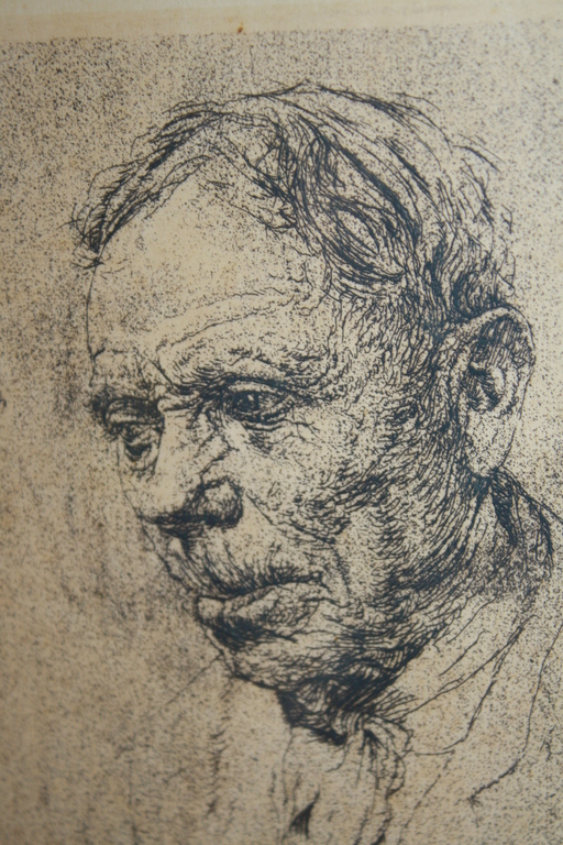 Charles Martens 1865 -1919 ETS PORTRET MAN BELGIE kopen? Bied vanaf 20!