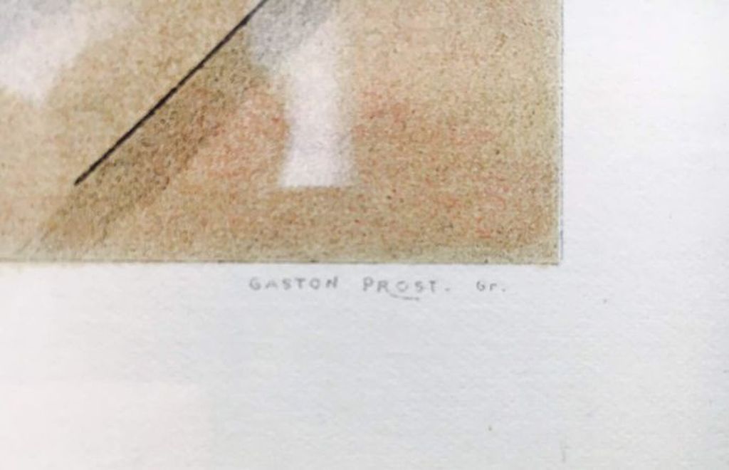 Gaston Prost naar Léonard Tsuguharu Foujita - Personages in een interieur - E.A. kopen? Bied vanaf 1!