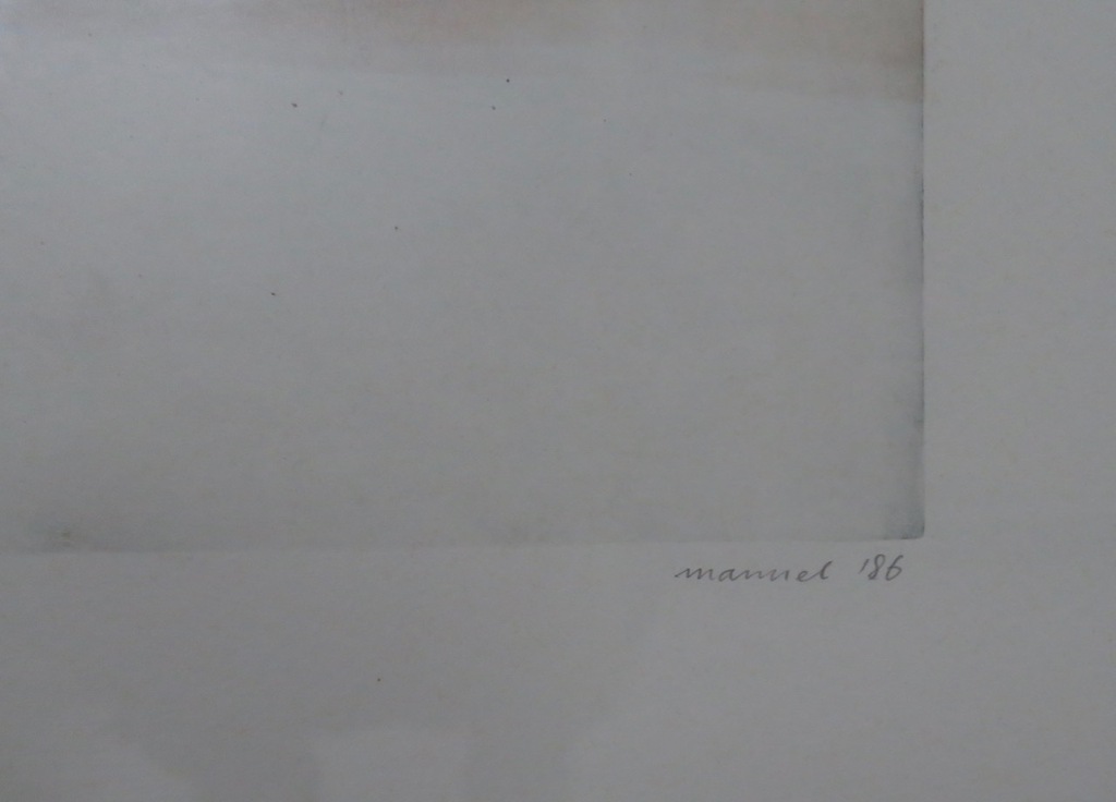 Manuel Kurpershoek: Monotype, Schaduw - Ingelijst kopen? Bied vanaf 40!