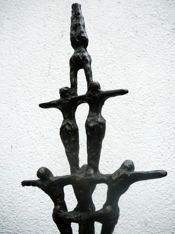 'In balans' -onbekende kunstenaar / brons 1970- kopen? Bied vanaf 50!