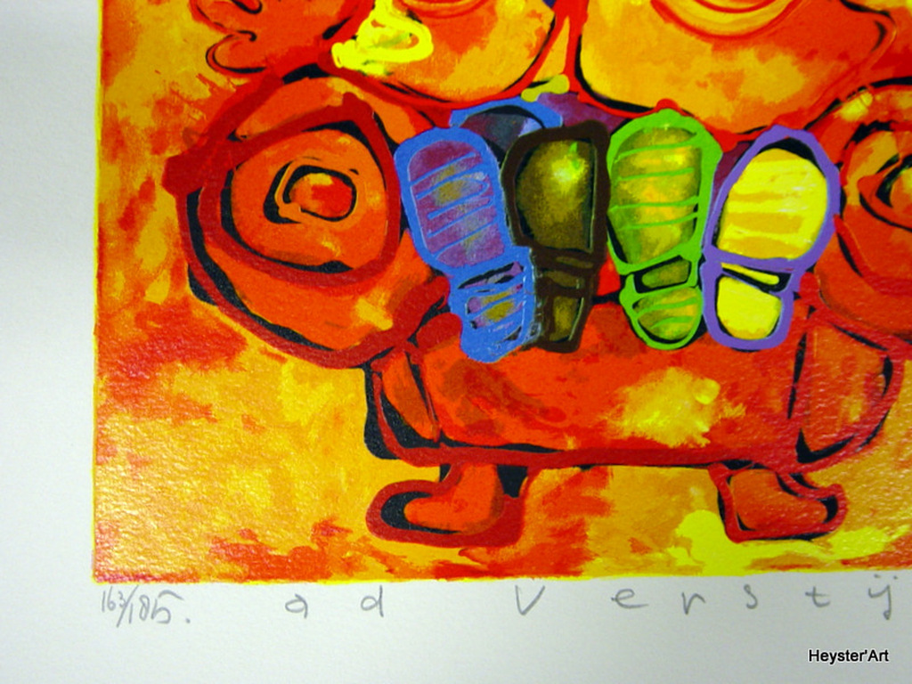 Ad Verstijnen - Bankstelletje - zeefdruk kopen? Bied vanaf 54!