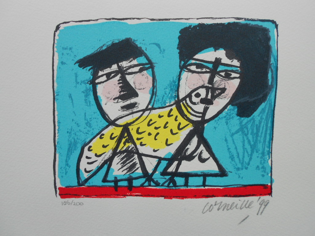 litho corneille gesigneerd met potlood en genummerd verkocht voor € 115!