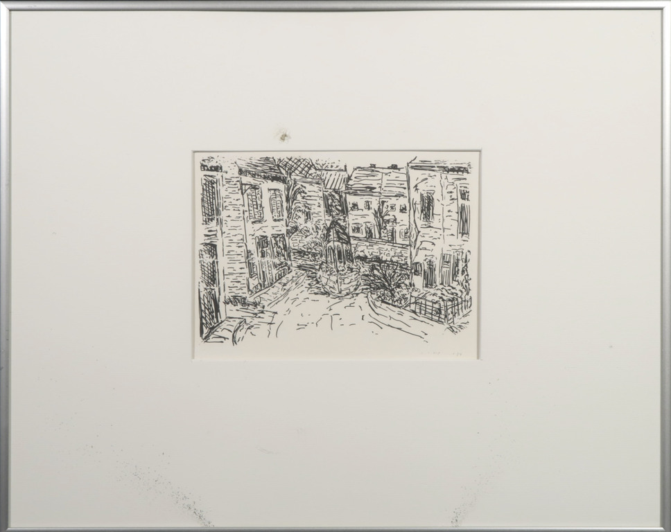 Lot met 5 Zeefdrukken van Annette Ong: Wandeltochten I - Ingelijst kopen? Bied vanaf 20!