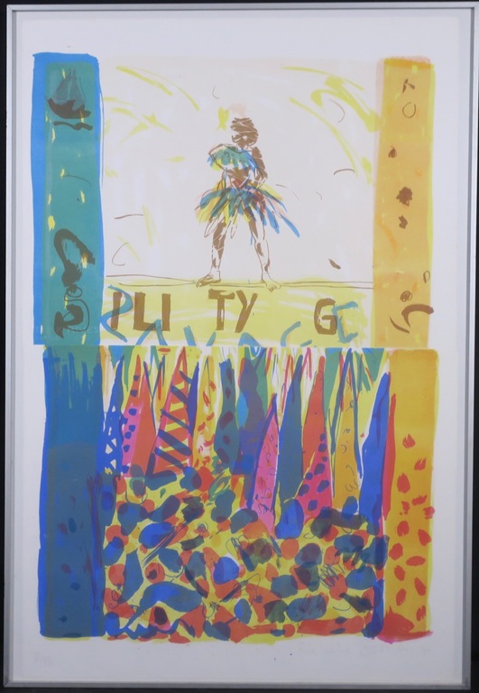 Rieneke Boonman: Litho, Carnaval - Ingelijst  kopen? Bied vanaf 1!