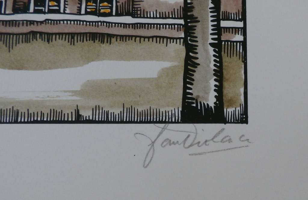 Toon Tieland - Handingekleurde Litho - Zalig kerstfeest Gezond 1990 - 1989 kopen? Bied vanaf 75!