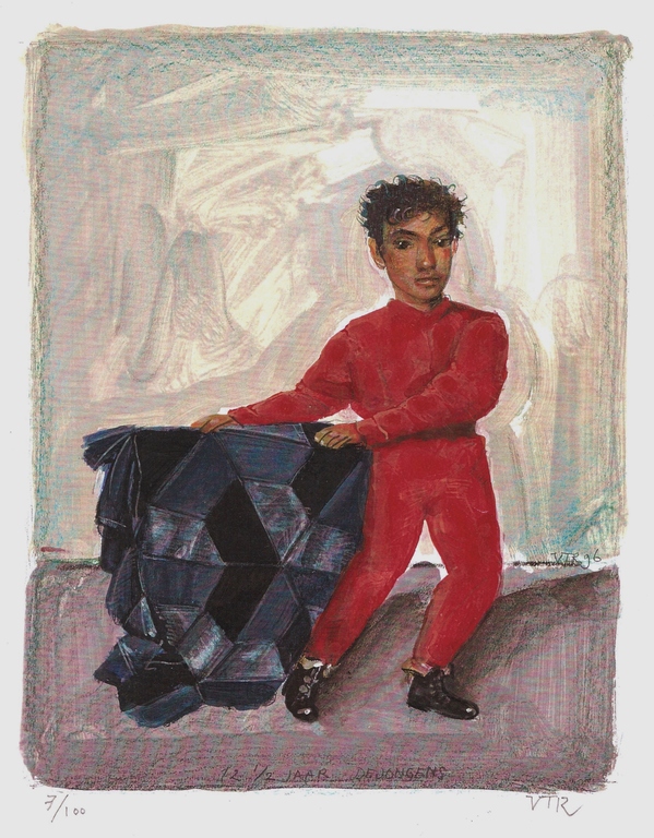 Peter van Poppel, Zeefdruk, 12 1/2 jaar De Jongens, Gesigneerd kopen? Bied vanaf 75!