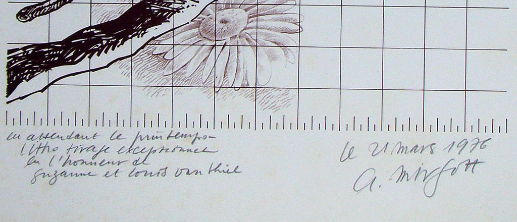 Mirfott, A. - 'en attendant le printemps', litho. kopen? Bied vanaf 1!