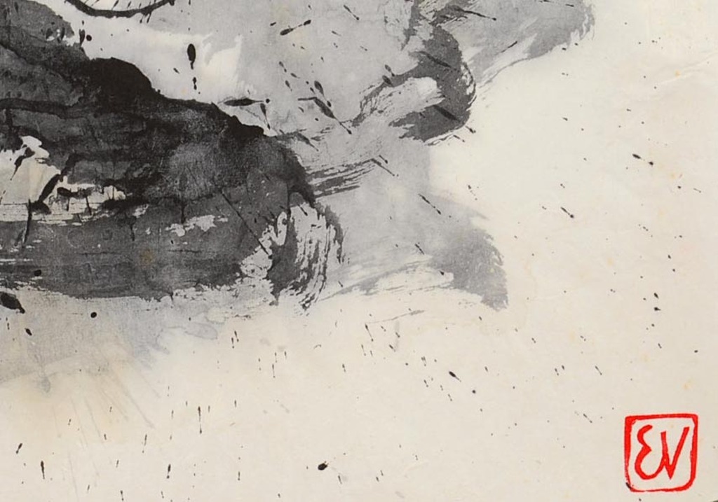 ERNST VIJLBRIEF (1934-2010) inkt op rijstpapier kopen? Bied vanaf 75!