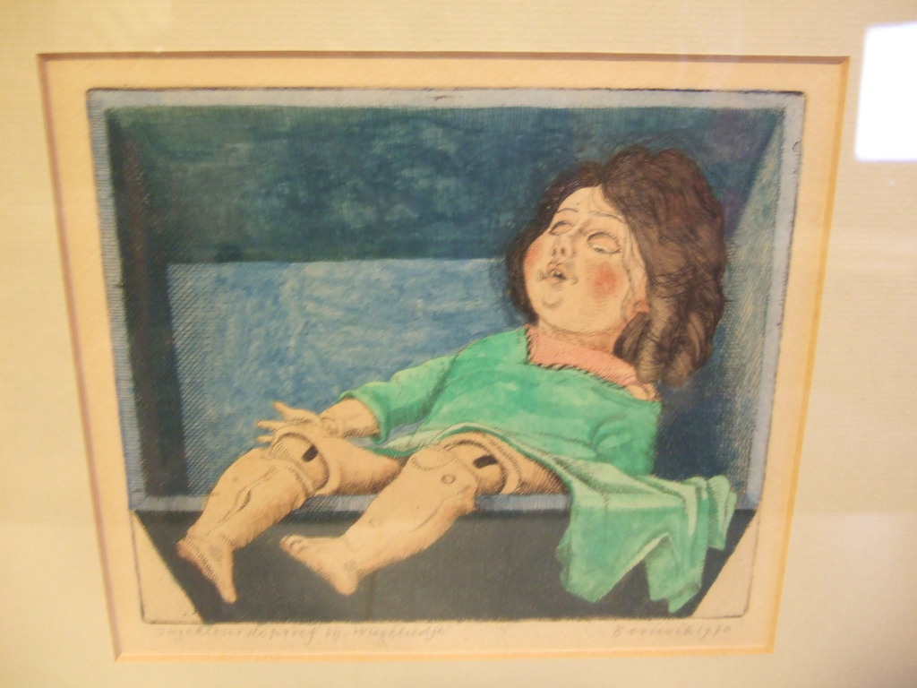 Berserik - ingekleurde ets - Wiegeliedje kopen? Bied vanaf 200!