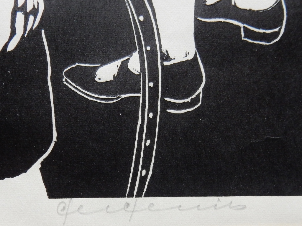 Ger Gerrits (1893-1965) - Houtsnede Het IJskarretje - ca. 1930 - oplage 200 kopen? Bied vanaf 150!