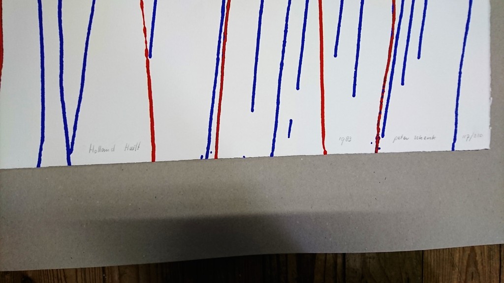 Peter Schenk, zeefdruk, Holland huilt kopen? Bied vanaf 15!