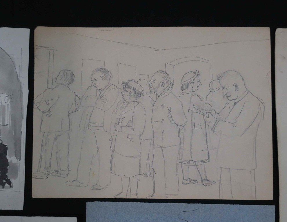 Harm Kamerlingh Onnes: 6 Tekeningen, o.a. Portret van O.C.D. Idenburg kopen? Bied vanaf 1!