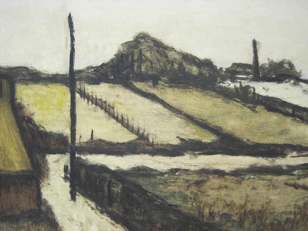 Metten Koornstra 1912-1978 olieverf/papier verstild landschap Frankrijk  kopen? Bied vanaf 180!