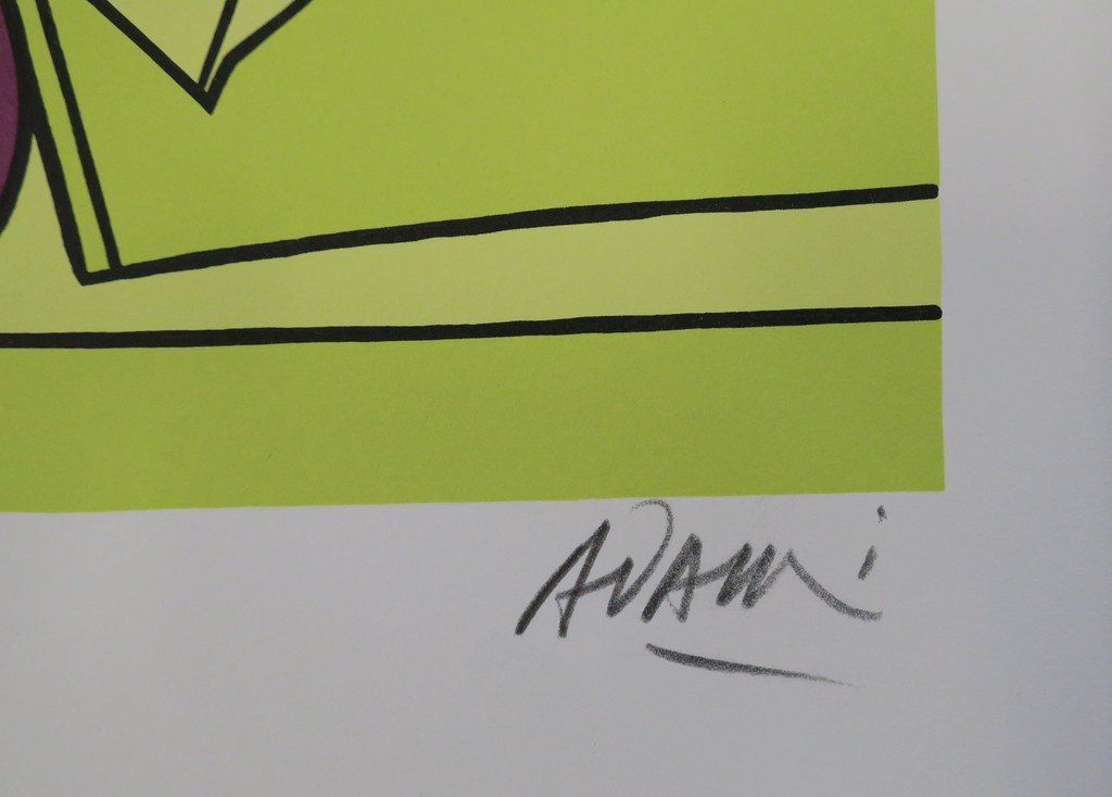 Valerio Adami: Zeefdruk, Studio per fantasia per violino kopen? Bied vanaf 35!