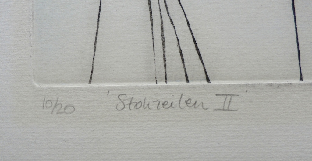 Betty Brink - Ets - "stokzeilen'' - 1984(februari) kopen? Bied vanaf 55!