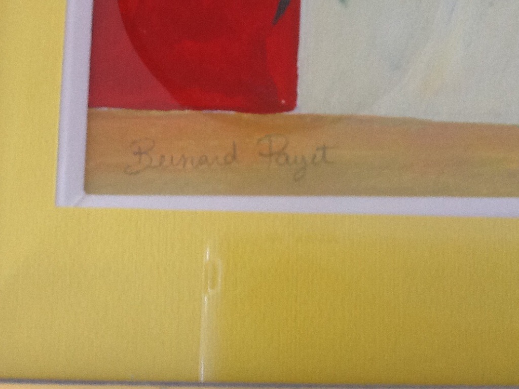 Bernard Payet : Handgesigneerde gouache kopen? Bied vanaf 15!