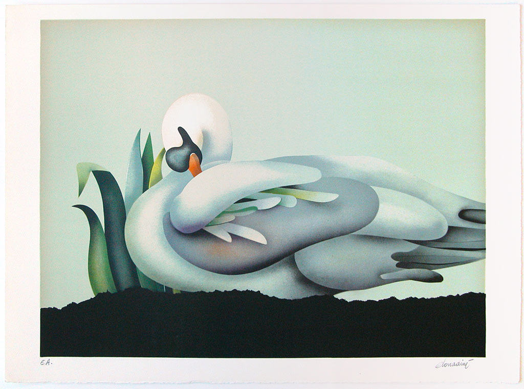 Jean-Paul Donadini, 'La Cygne endormi ', gesigneerde litho  kopen? Bied vanaf 49!