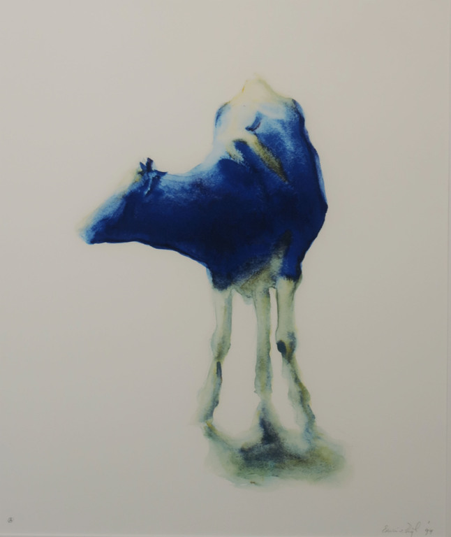 Erwin van Zijl: Zeefdruk, Koe - Ingelijst kopen? Bied vanaf 40!