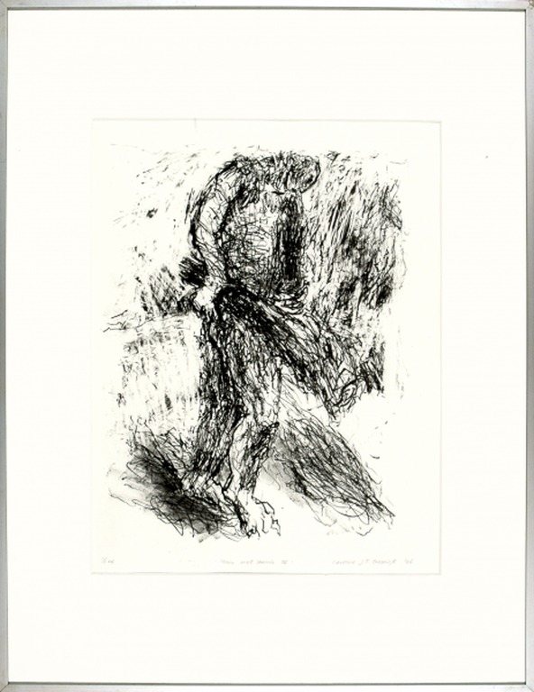 Gresnigt, Caroline: Man met stronk III, Litho 1/1 ed kopen? Bied vanaf 85!