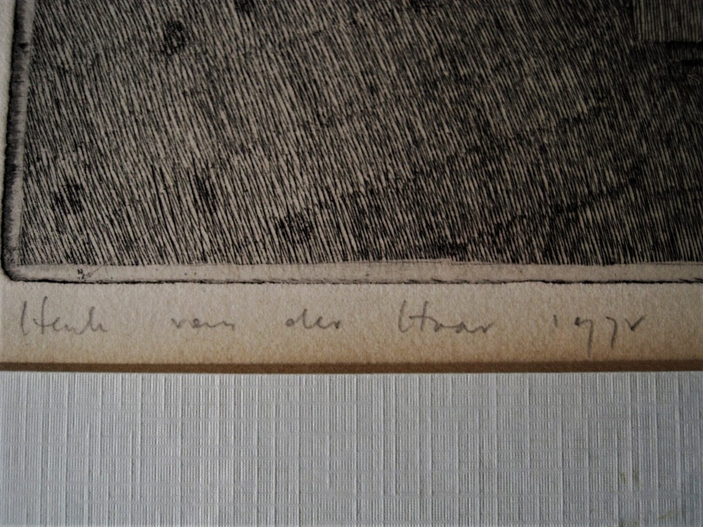  Boeiende en grote Henk vd Haar drogenaald Ets "Spiegel" gesigneerd 1975 kopen? Bied vanaf 1!