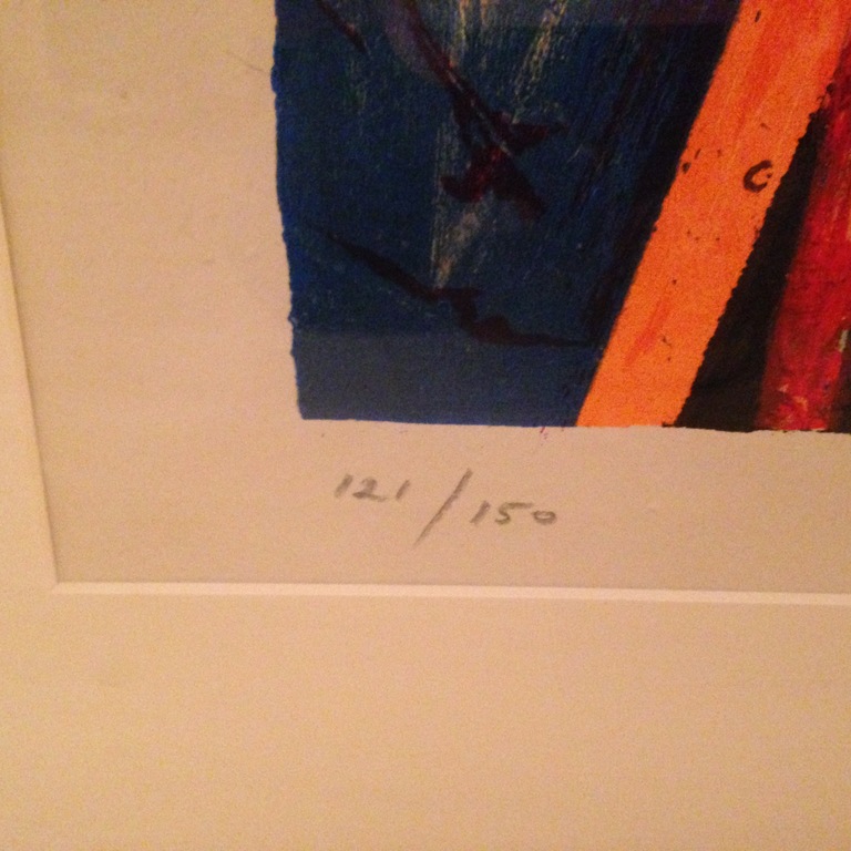 Jos Verwiel, Zeefdruk Kitrino 103x102  121/150 kopen? Bied vanaf 65!