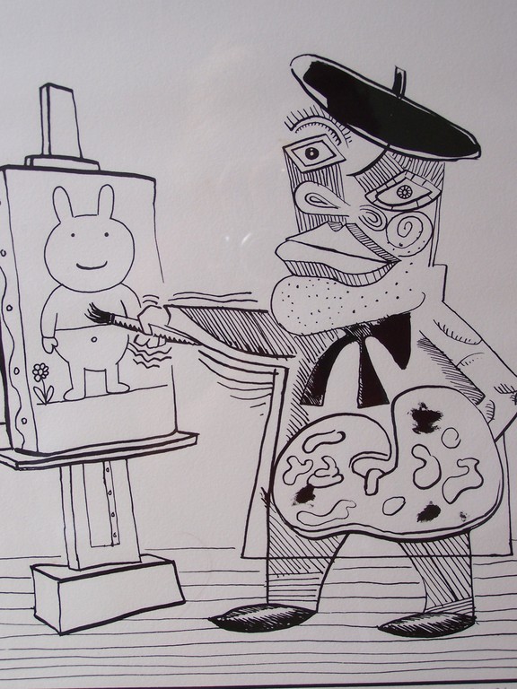 Kamagurka, zeefdruk verkocht voor € 50!