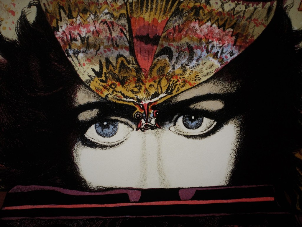 Tsjechisch surrealist Josef Liesler 1912-2005 Litho "VlinderVrouw" gesigneerd  kopen? Bied vanaf 1!