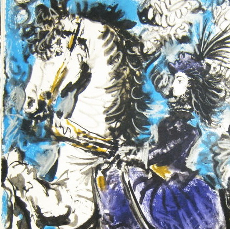 Litho ' Cavaliere I ' uit 'Toros y Toreros' - Éditions Cercle d'Art, Paris -1961 kopen? Bied vanaf 119!