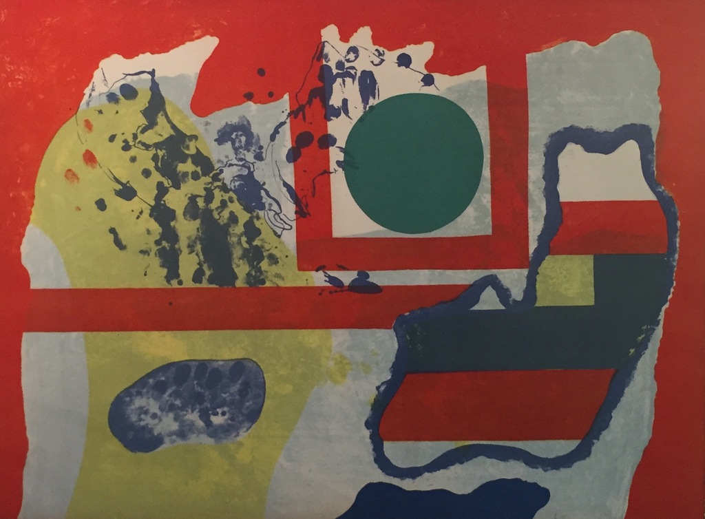 Jef Diederen, lithografie, gesigneerd, ingelijst achter glas. verkocht voor € 100!