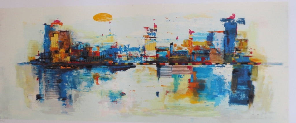 SCHAAP NICOLE - 2 lange zeefdrukken - Lever du soleil -Coucher du soleil - 2005 kopen? Bied vanaf 90!