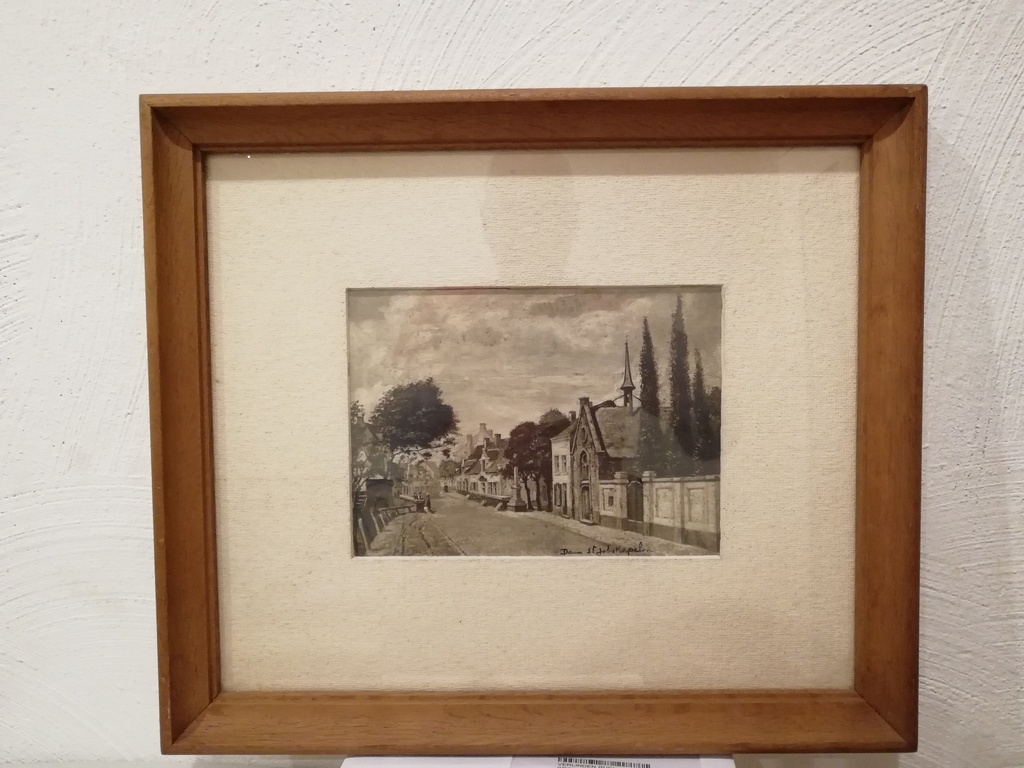 Frans Schuerweghs °1900 - +1983 pentekening, Sint-Jacobs kapel in Dambrugge kopen? Bied vanaf 1!