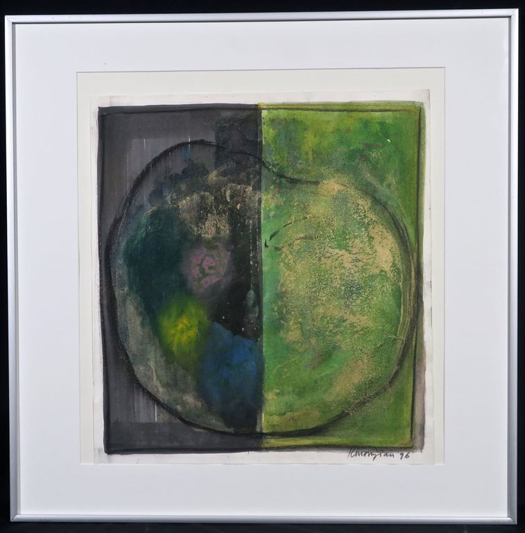 Krikor Momdjian: Gemengde techniek, Ikon ethre II - Ingelijst kopen? Bied vanaf 20!