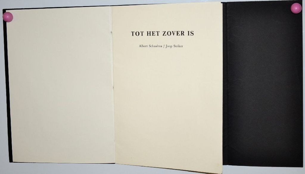 Joop Striker/Albert Schaalsma: Tot het zover is. kopen? Bied vanaf 1!