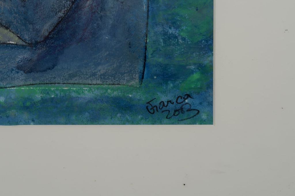 Franca Muller Jabusch: Gouache, Intermezzo - Ingelijst kopen? Bied vanaf 35!