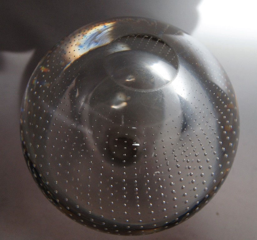 A.D. Copier Leerdam - Blank glazen spijkerbol  kopen? Bied vanaf 65!