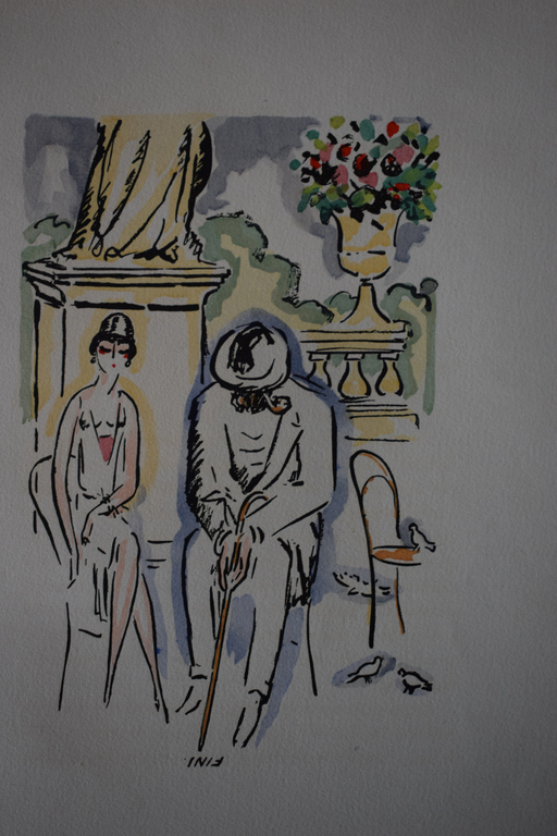 Kees van Dongen - Pochoir uit La Garconne - Het Rustmoment kopen? Bied vanaf 150!