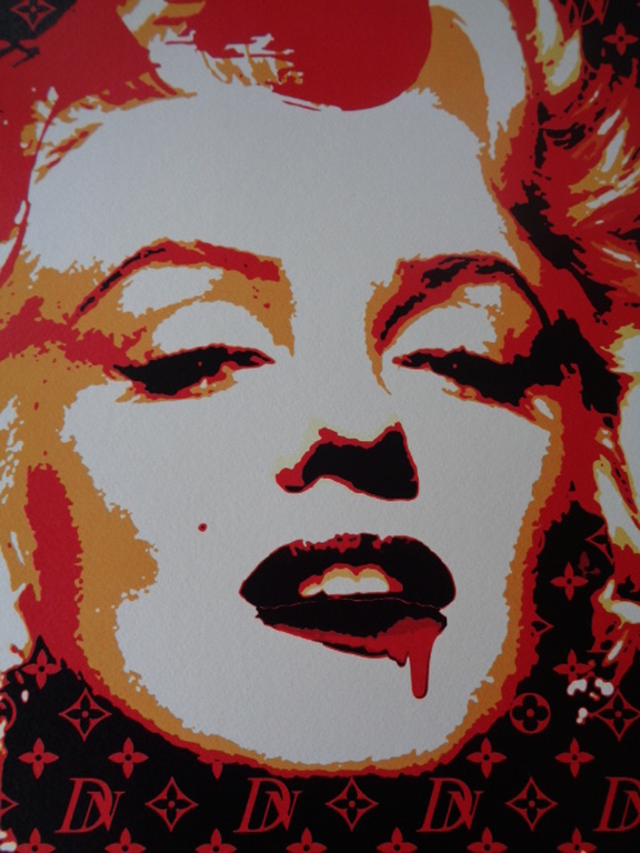 GROTE Fine Art Print,"Monroe Glow", GESIGNEERD en COA, genummerd A/P of 1t/m100 kopen? Bied vanaf 1!