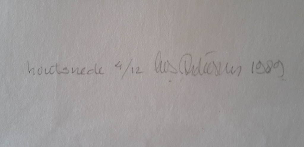 Cess Andriessen, houtsnede, zonder titel,  kopen? Bied vanaf 1!