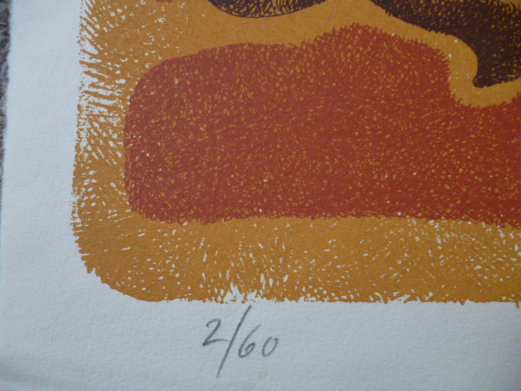 Yargo de Lucca - kleurenlitho - Vogels bij omgezaagde boom kopen? Bied vanaf 20!