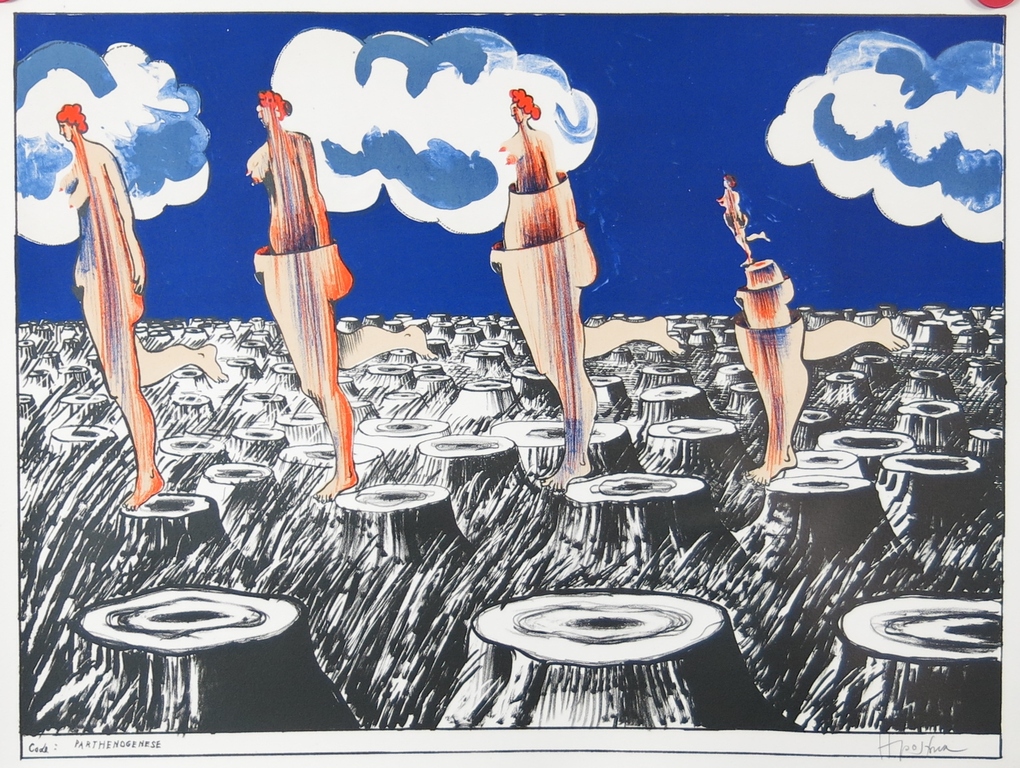 Hannes Postma: Litho, Parthendgenese kopen? Bied vanaf 35!