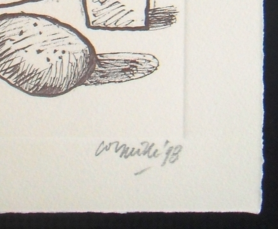 Corneille: compositie (ets in bister) kopen? Bied vanaf 1!