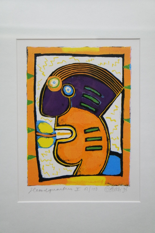 Clemens Briels (1946) - zeefdruk handgesigneerd - headquarters I kopen? Bied vanaf 115!