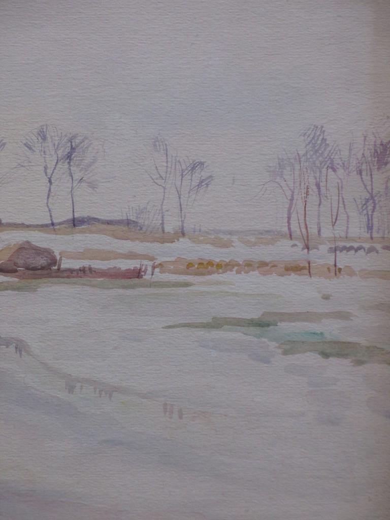 Han Krug, Dooisneeuw, Aquarel 1942 kopen? Bied vanaf 1!